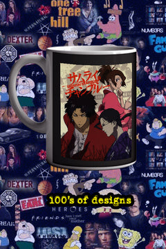 Samurai Champloo 11oz Mug featuring Mugen | Jin | Fuu Official Merchandise