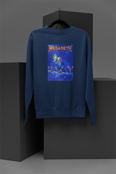 Megadeth Rest In Peace | Vintage Rock Band Sweatshirt Inspired by Megadeth's Iconic 'Rust In Peace' Era | Metal Music Fan Apparel | Thrash Metal Iconography Clothing | 90s Rock Band Merchandise | Limited Edition