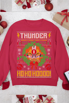UGLY Thundercats Christmas Sweatshirt | Retro 80s Design | Santa's Favorite Thundercats Fan