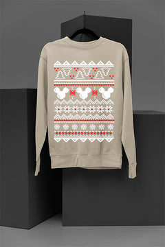 UGLY Retro Mickey Mouse Christmas Sweatshirt | Vintage Holiday Tee | Festive Mickey Shirt | Classic Cartoon