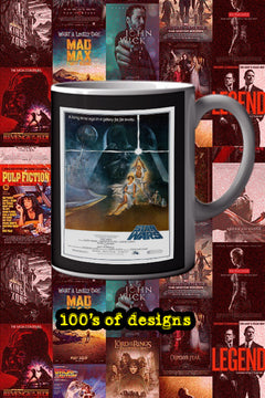 Star Wars A New Hope 11oz Mug | Film Memorabilia Star Wars A New Hope Poster | Luke Skywalker Mug