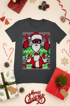 KIDS UGLY: Deadpool-Santa Pool Christmas T-Shirt | Kids Christmas Ugly Design |
