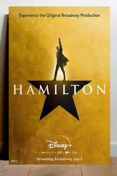 Hamilton Lin-Manuel Miranda Gloss Poster | Film Memorabilia | Broadway Musical Art Print | Hamilton Fan Gift | Theatre Lover Decor