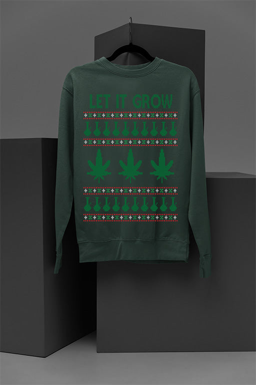 UGLY Herbal Leaf Let it Grow | Christmas Festivity | 70s Retro Inspired | Holiday Cheer