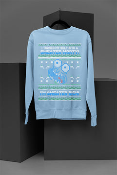 UGLY Dimensional Rick Christmas Sweatshirt | Rick and Morty | Portal Adventures | Interdimensional