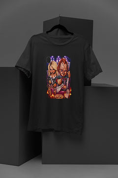 "Horror Bride of Chucky | Scary Vintage Graphic Tee | Halloween Costume Gift"