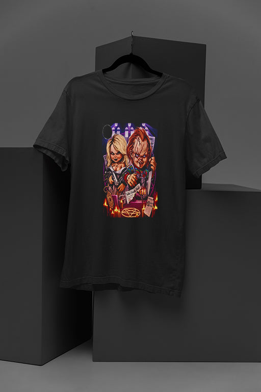 Horror Bride of Chucky | Scary Vintage Graphic Tee | Halloween Costume Gift