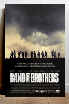 Band of Brothers Tom Hanks | Premium Gloss Poster | TV Show Poster Design