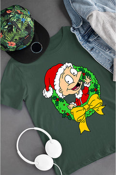 KIDS UGLY Rugrats Tommy Christmas Tee | 90s Cartoon Kids Shirt | Festive