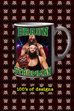 Braun Strowman 11oz Mug | Pro Wrestling The Monster Among Men Design
