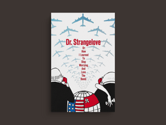 Dr. Strangelove Canvas Print | Peter Sellers Art Prints | Film Fan Gifts | Stanley Kubrick Movie Poster | Vintage Movie Decor