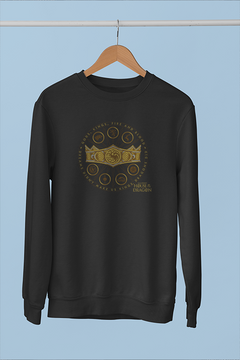 House of The Dragon Crown Emblem Sweatshirt | Game of Thrones Inspired Sweater | Cosplay Jumper |Kingdom of Fire Top