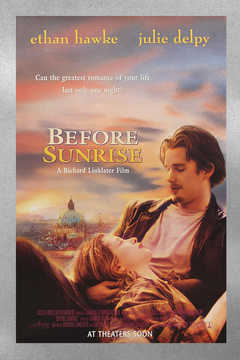 Before Sunrise Ethan Hawke Julie Delpy Poster | Film Movie Design Art Print