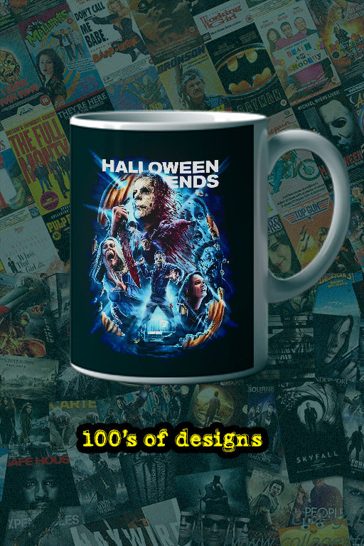 Halloween Halloween Ends 11oz Mug | Horror Film Poster Design | Movie Memorabilia Merchandise