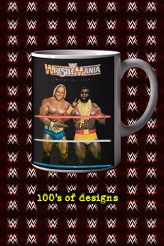 WrestleMania 1 11oz Mug | Pro Wrestling Memorabilia | Iconic Moments | Vintage Design | Collectible | Retro Gift | Hulk Hogan Mug