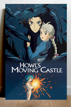 Howl's Moving Castle Digital Art Poster - Christian Bale Aspiring Star | Anime Film Fan Merchandise | Unique Studio Ghibli Design - 18x24 Gloss Print