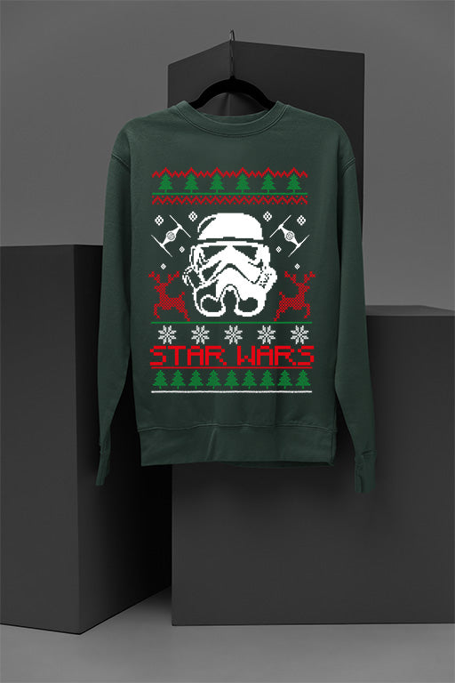UGLY Galactic Festivities: Storm Trooper Star Wars | Christmas Cheer | Interstellar Style | Retro