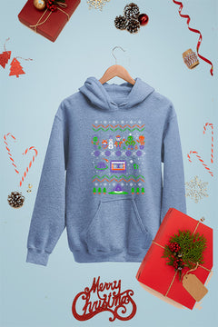 KIDS UGLY: Galactic Guardians | Cassette Tape | Christmas Hoodie | Retro Design