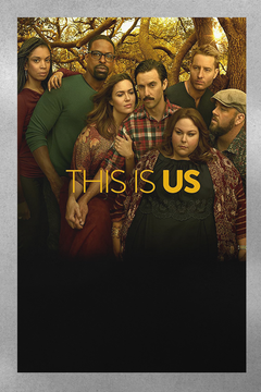 This Is Us Premium Gloss Poster featuring Sterling K. Brown | Mandy Moore | TV Show Design