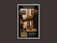 Once Upon a Time in America Canvas Print | Robert De Niro | Film Poster Art | Vintage Movie Decor