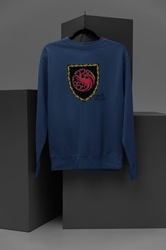 House of The Dragon Targaryen Sigil Sweatshirt | Game of Thrones Inspired Dragon Shirt | House of The Dragon Merch | Targaryen Symbol Pullover | Fantasy Dragon Apparel