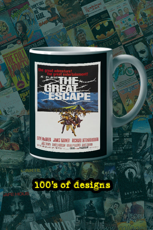 The Great Escape 11oz Mug Steve McQueen | Film Memorabilia Design