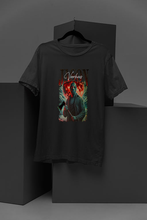 Horror Jason Voorhees | Vintage Scary Graphic Tee | Halloween Costume Gift