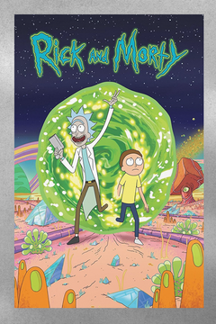 Rick and Morty Poster | Premium Gloss | Rick Sanchez | TV Show Design