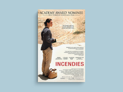 Incendies Canvas Print | War Drama Film | Denis Villeneuve | Middle East | Family Secrets | Intense Mystery | Large Wall Art.