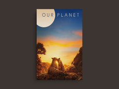 Our Planet Canvas Print | Wildlife Documentary | David Attenborough Tribute Art