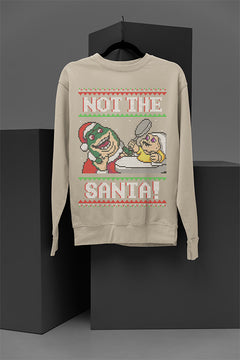 UGLY Blast from the Past: Earl and Baby Sinclair Christmas Sweatshirt | Dinosaurs Sitcom