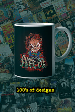 Horror Chucky 11oz Mug | Scary Movies Collectible Cup | Killer Doll Design Mug