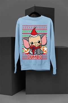 UGLY Dumbo Christmas Sweater | Vintage Dumbo Inspired | Retro Ugly Christmas Sweatshirt |