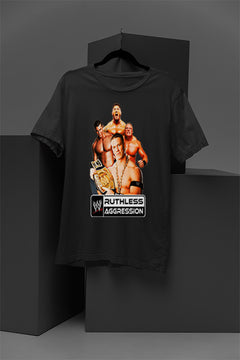 RUTHLESS AGGRESSION WWE T-Shirt | Attitude Era Wrestling Tee | WWE Superstar Fan