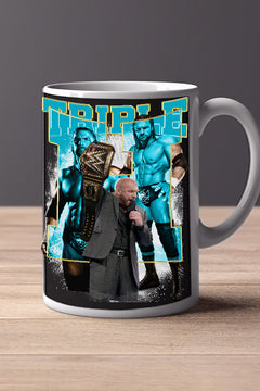 Triple H 11oz Mug featuring Pro Wrestling Legend | WWE Collector's Item | Wrestling Fan Gift | Wrestling Memorabilia