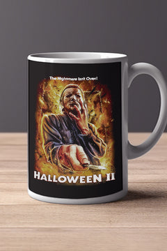Horror Halloween 2 11oz Mug | Horror Film Design | Halloween 2 Art | Creepy Drinkware