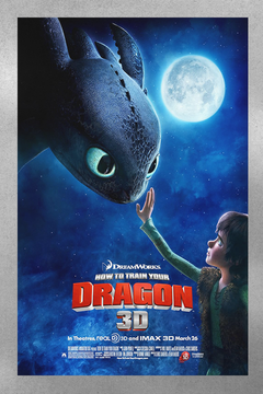 How to Train Your Dragon | Hiccup Haddock Gloss Poster | Film Fan Gift Idea | Movie Memorabilia | Viking Dragon Design | Kids Room Decor