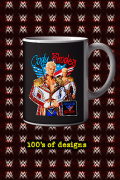 CODY RHODES 11oz Mug | WWE Superstar Cody Rhodes Design | Wrestling Fan Gift