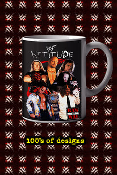 ATTITUDE ERA 11oz Mug | Pro Wrestling | Stone Cold Steve Austin Image