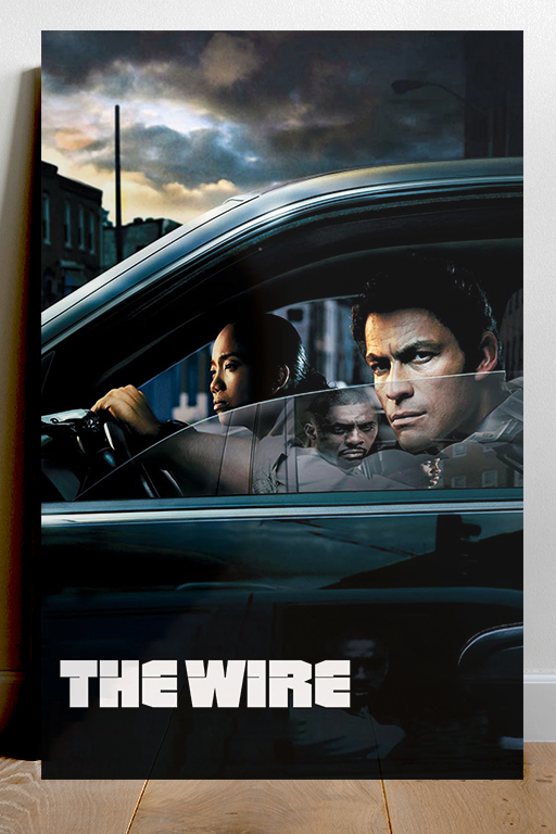 The Wire Premium Gloss Poster featuring Idris Elba | TV Show Decor | Original Design for Fans