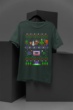 UGLY Retro Guardians of the Galaxy Crew Cassette Tape Christmas T-Shirt | Marvel-inspired Vintage Holiday Tee