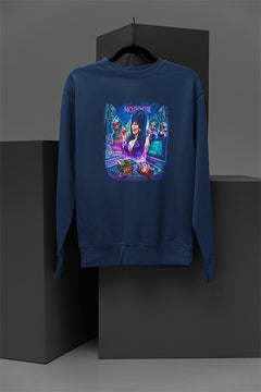 Horror Queen Elvira Mistress of the Dark | Cozy Pullover Sweatshirt | Warm and Spooky | Halloween