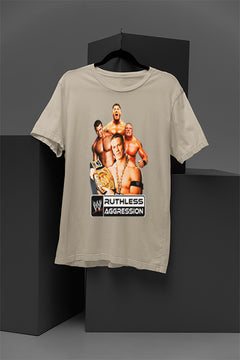 RUTHLESS AGGRESSION WWE T-Shirt | Attitude Era Wrestling Tee | WWE Superstar Fan