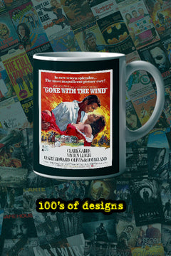 Gone with the Wind 11oz Mug | Film Memorabilia | Gone with the Wind Design | Vivien Leigh and Clark Gable