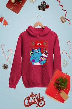 KIDS UGLY Monster Inc Christmas: Festive Festivities | Kids Christmas Ugly Design Hood