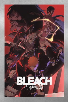 Bleach Gloss Poster - Ichigo Kurosaki Design | Anime Wall Art | TV Show Fans Gift