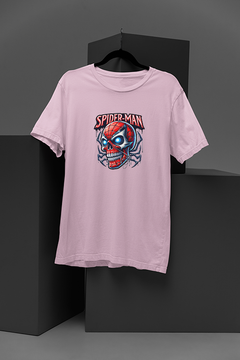 "Marvel-Inspired Spiderman Skull Mask T-Shirt | Comic Book Superhero Tee"