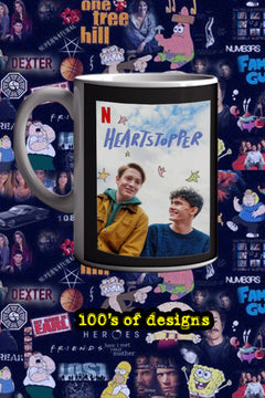 Heartstopper 11oz Mug | TV Show Poster Design | Lead Actor's Name