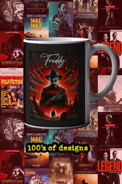 Halloween Freddy Krueger 11oz Mug | Horror Film Mug | Freddy Krueger Design | Horror Fan Gift