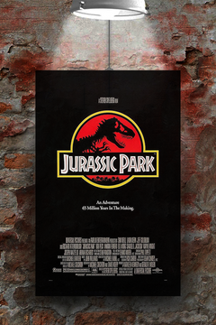 Jurassic Park Jeff Goldblum Gloss Poster | Dinosaur Movie Wall Art Decor | Film Lover Jurassic Park Design | Premium Quality Prints